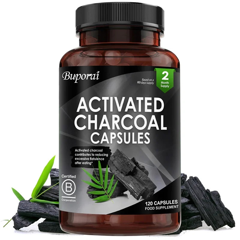 

Activated Charcoal Capsules - Improving Digestive Health Can Help Relieve Bloating, and Detoxify and Beautify The Skin
