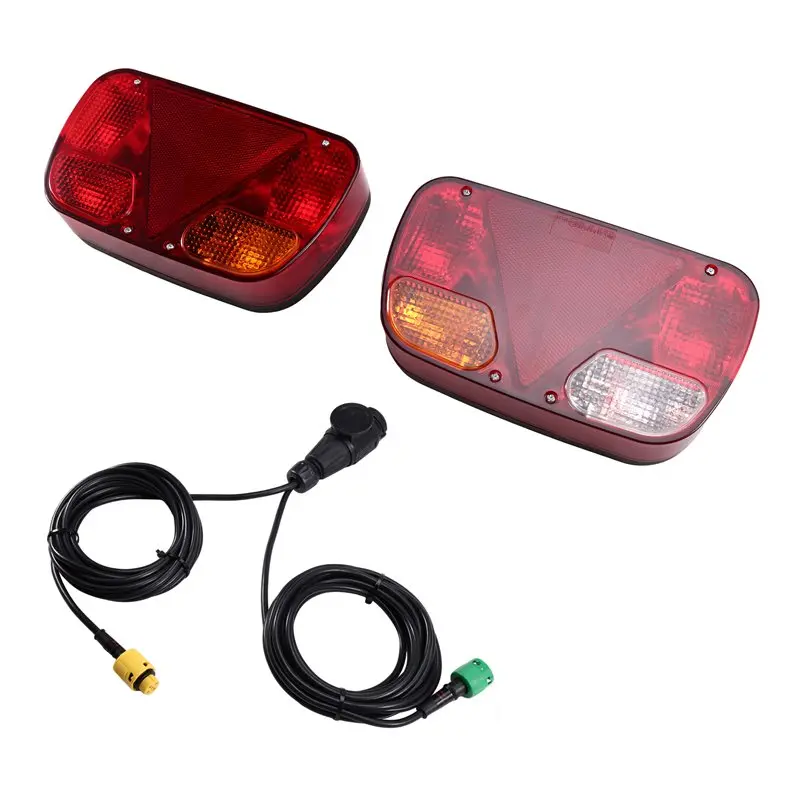 

For Car Truck For Caravan Lorry Van 12V Trailer Tail Light Rear Stop Brake Fog Light Signal Lamp Wiring Harness 5 Core Cable