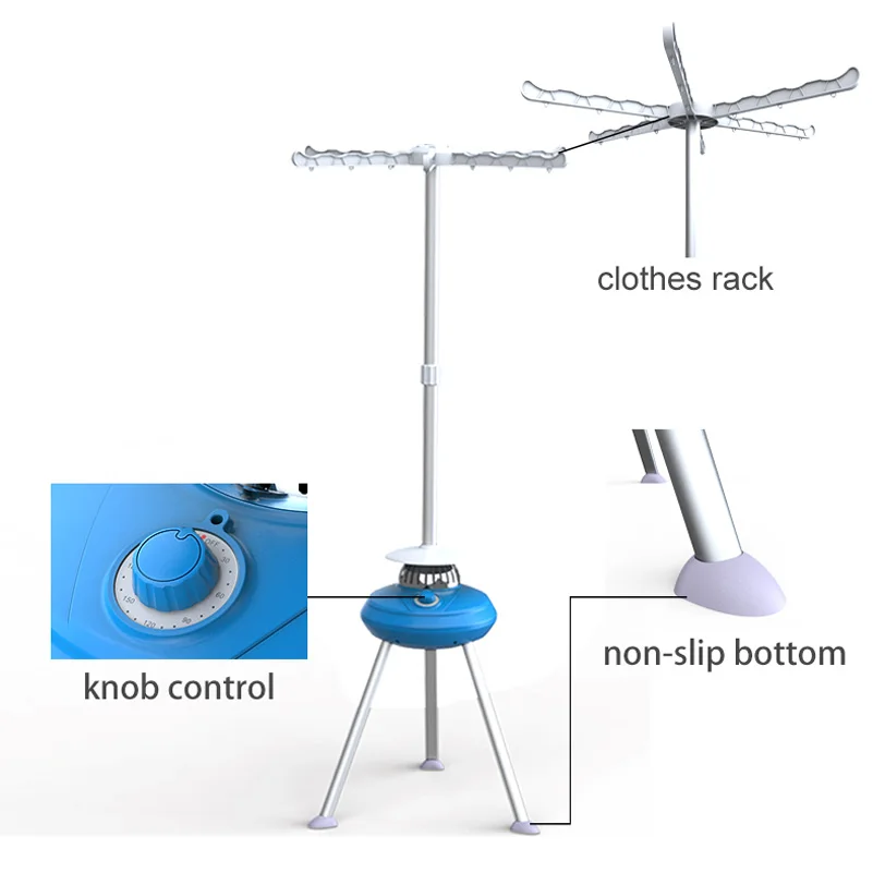 New Style Automatic Timer Control Freestanding Baby Clothes Dryer Household Folding Storage Ironing Machine