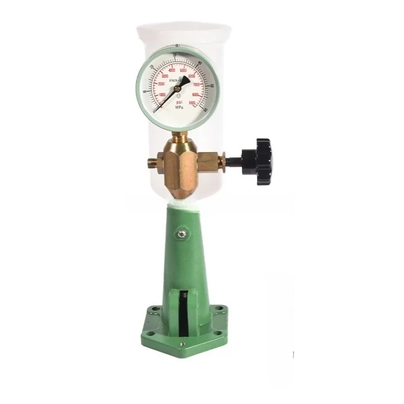 S80h Diesel Injector Nozzle Calibrator with Dual Scale Gauge Fuel Nozzle Tester, Equipped with Manual Booster Pump
