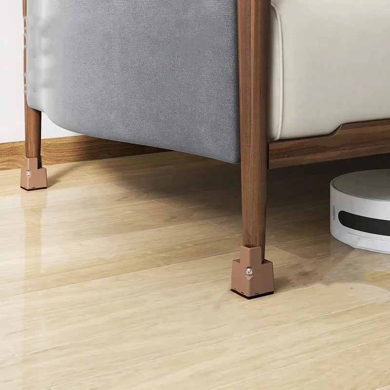 Square Adjustable Width Table Chair Heighten Foot Pad Moisture-proof Cabinet Heightening Pad Furniture Leg Feet Protect Pad