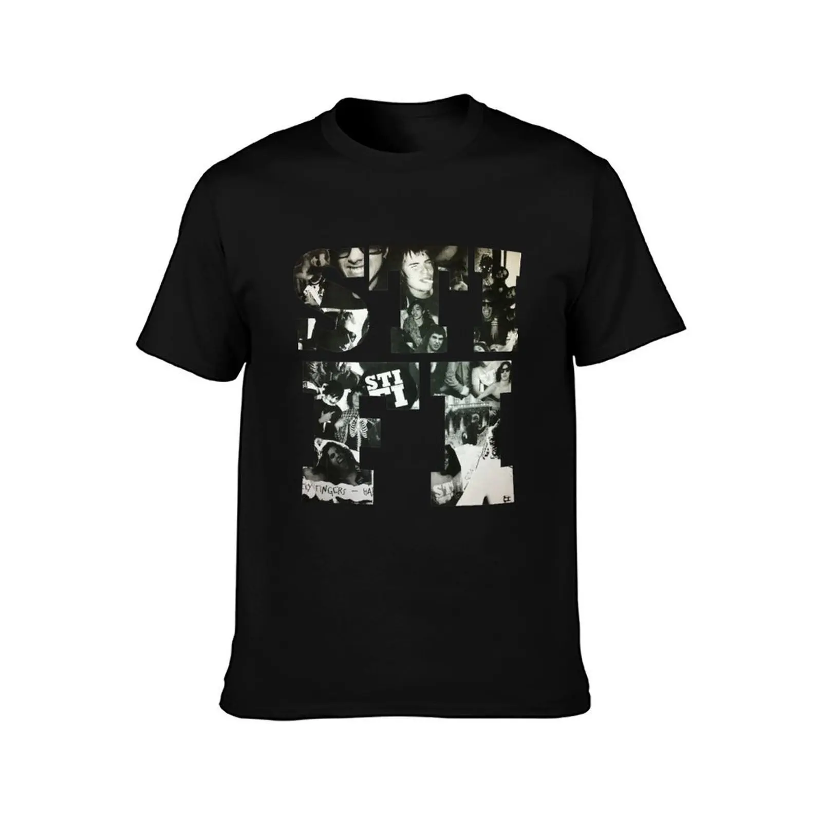 Sticky Fingers T-Shirt, Summer Casual Cotton Tee, Oversized Streetwear Tops, Vintage Graphic Print, Loose Fit Short Sleeve