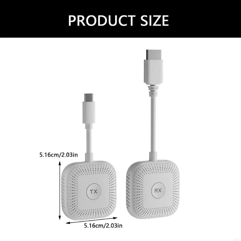 H052 1080p Tipo C Wireless HDTV Video Video e Adattatore Extender Display Extender Telefono laptop Monitor per PC