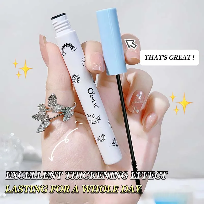 OCHEAL 4D Mascara Lengthening Black Lash Eyelash Extension Eye Lashes Brush Beauty Makeup Long-wearing Mascara Makeup Eye