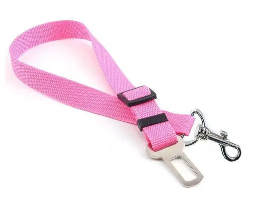 Retractable Pet Car Seat Belt - Secure Your Dog While Traveling - Adjustable Harness and Leash - Essential Car Travel Supplies
