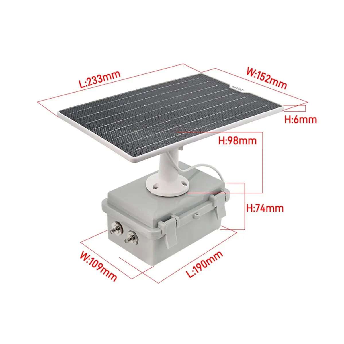 Y69A LILYGO T-Solar Kit Solar Charging Expansion Board Shell Waterproof Casing Outdoor Use Solar Board Shell