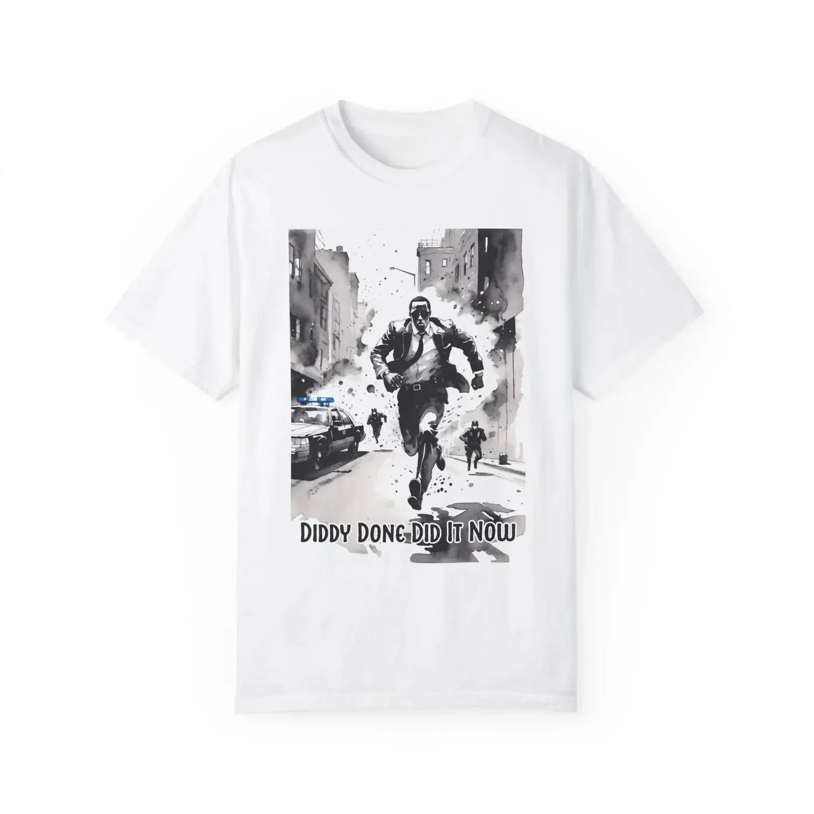 Diddy Done Did It Now vintage Washed Unisex graphic designer clothes streetwear Casual homme fashion Stylish Comfortable