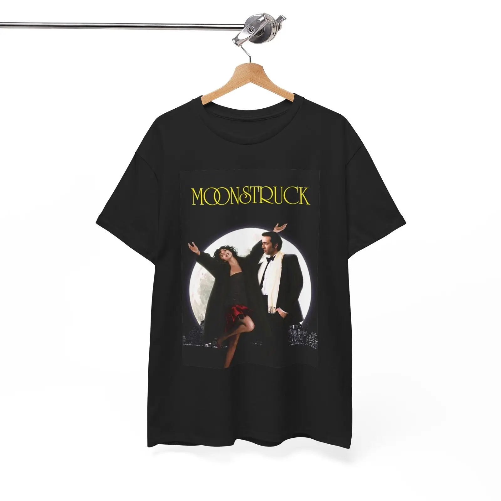 Moonstruck Movie Poster T Shirt Retro Heavy Cotton