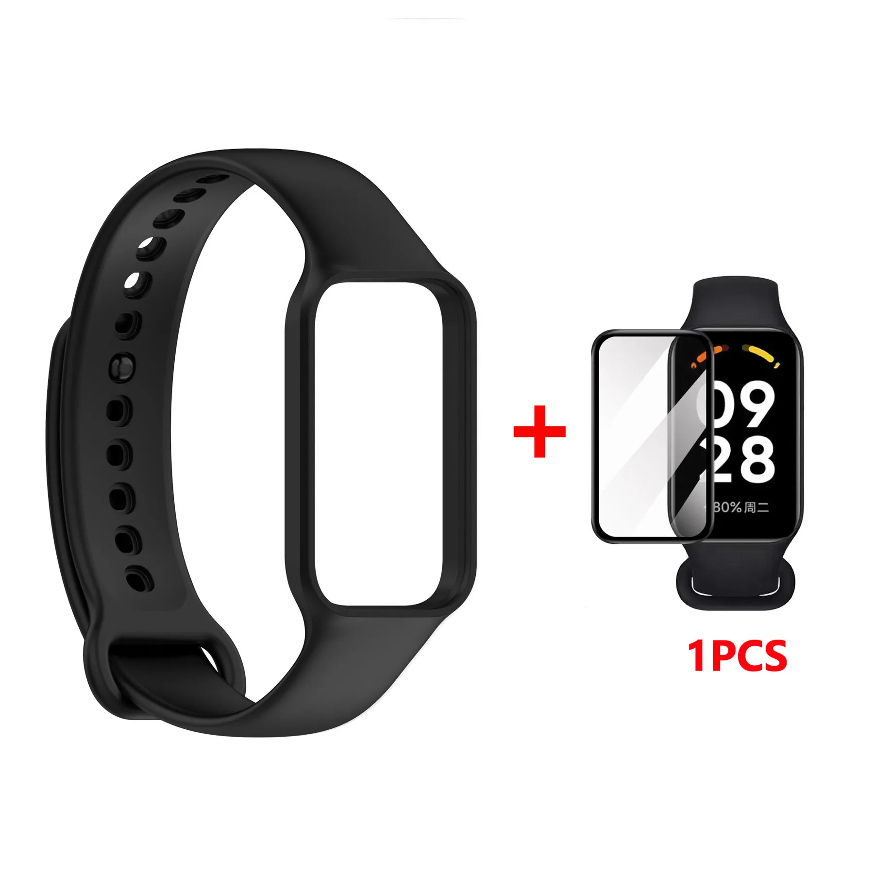 Silicone Band Strap For  Redmi Band 2 Watchstrap For Redmi Smart Band 2 WristBand Bracelet Replacement Belt