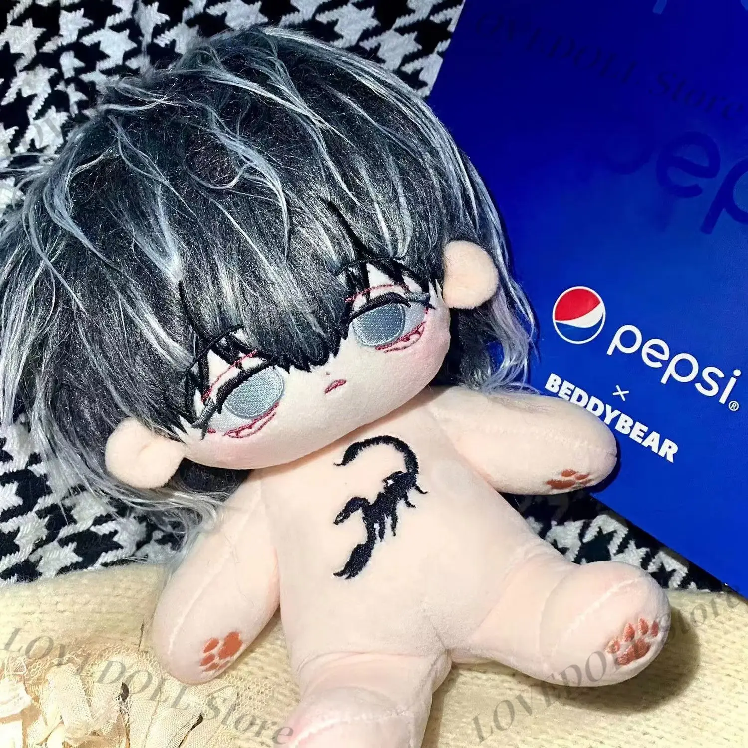 20cm Original No Attribute Cosplay Soft Plush Doll Body Dress Up Cotton Stuffed Toys Dolls Figures Mascot Gift