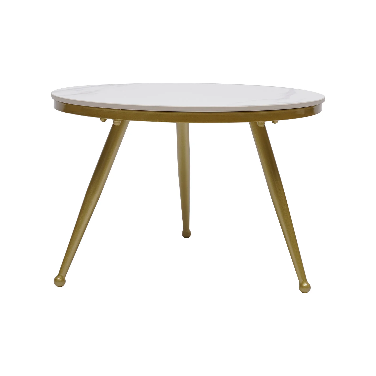 Marble Table Living Room Office Sofa Side Table Modern Round Coffee Table White