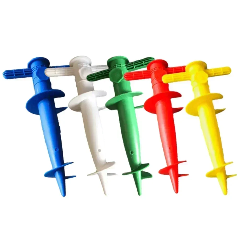 1pcs Umbrella Base Adjustable Plastic Sun Beach Patio Sand Ground Fixing Anchor Stand Spike Auger Keep Holder Garden Access