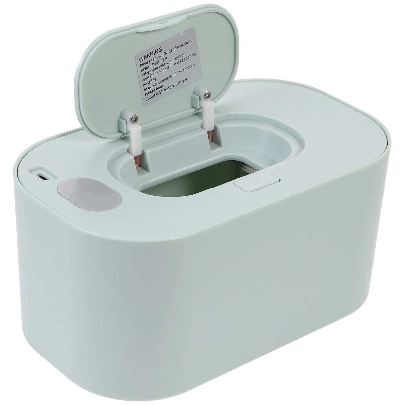 1Set Wet Tissue Warmer USB Charging Constant Temperature Wipe Heater for Baby Diaper Changing Portable Wet Wipes Heating Machine