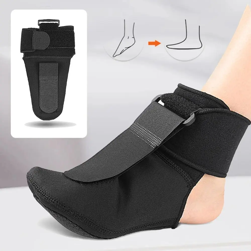 Compression Plantar Fasciitis Splint Sock Adjustable Stretch Strap Dorsal Drop Foot Orthopedic Brace Comfortable Skin-friendly