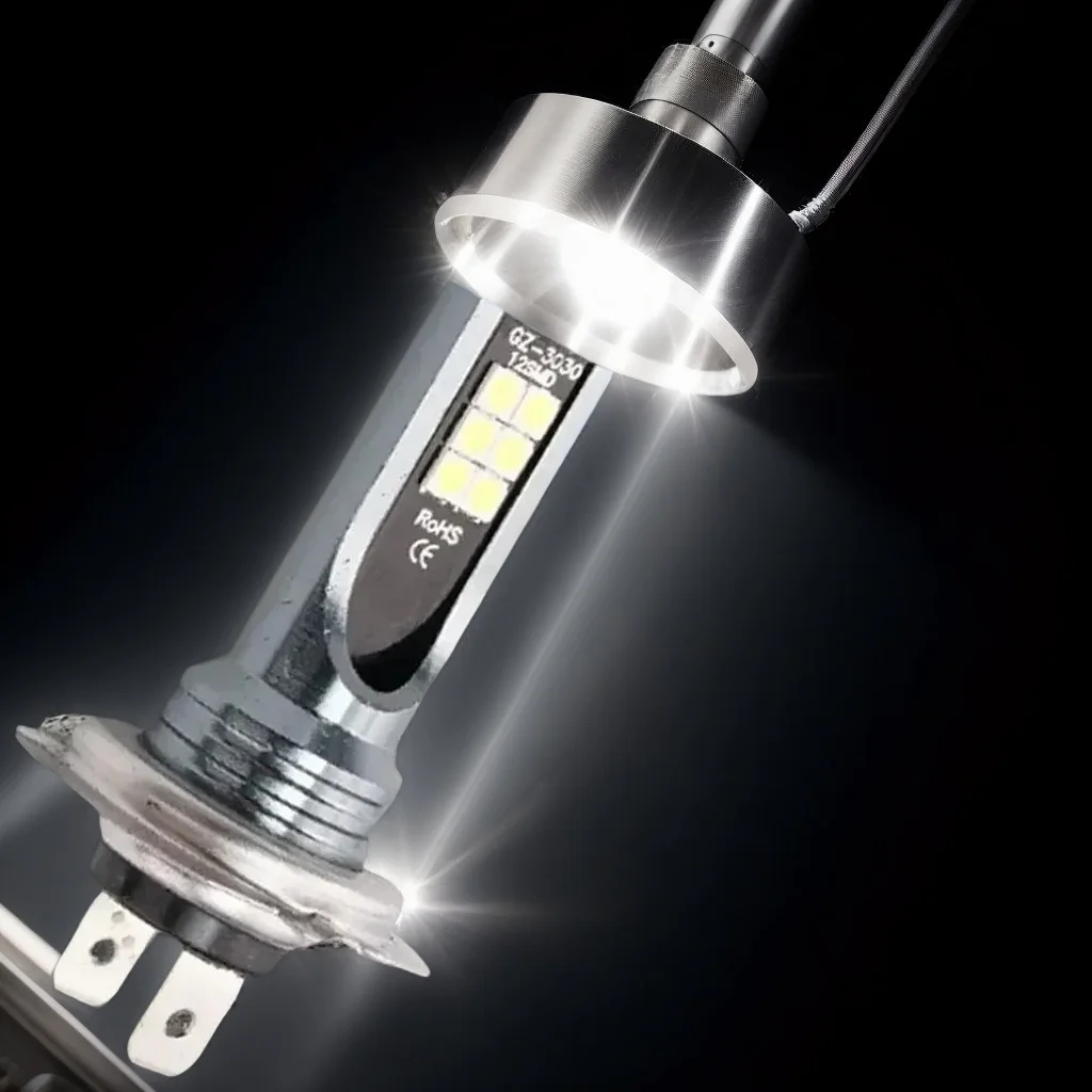 ​ ​ مصابيح الضباب LED H4/H7/H11/9005 - مجموعة مقاومة للماء فائقة السطوع 4300K-8000K (عبوة من قطعتين) ​ ​