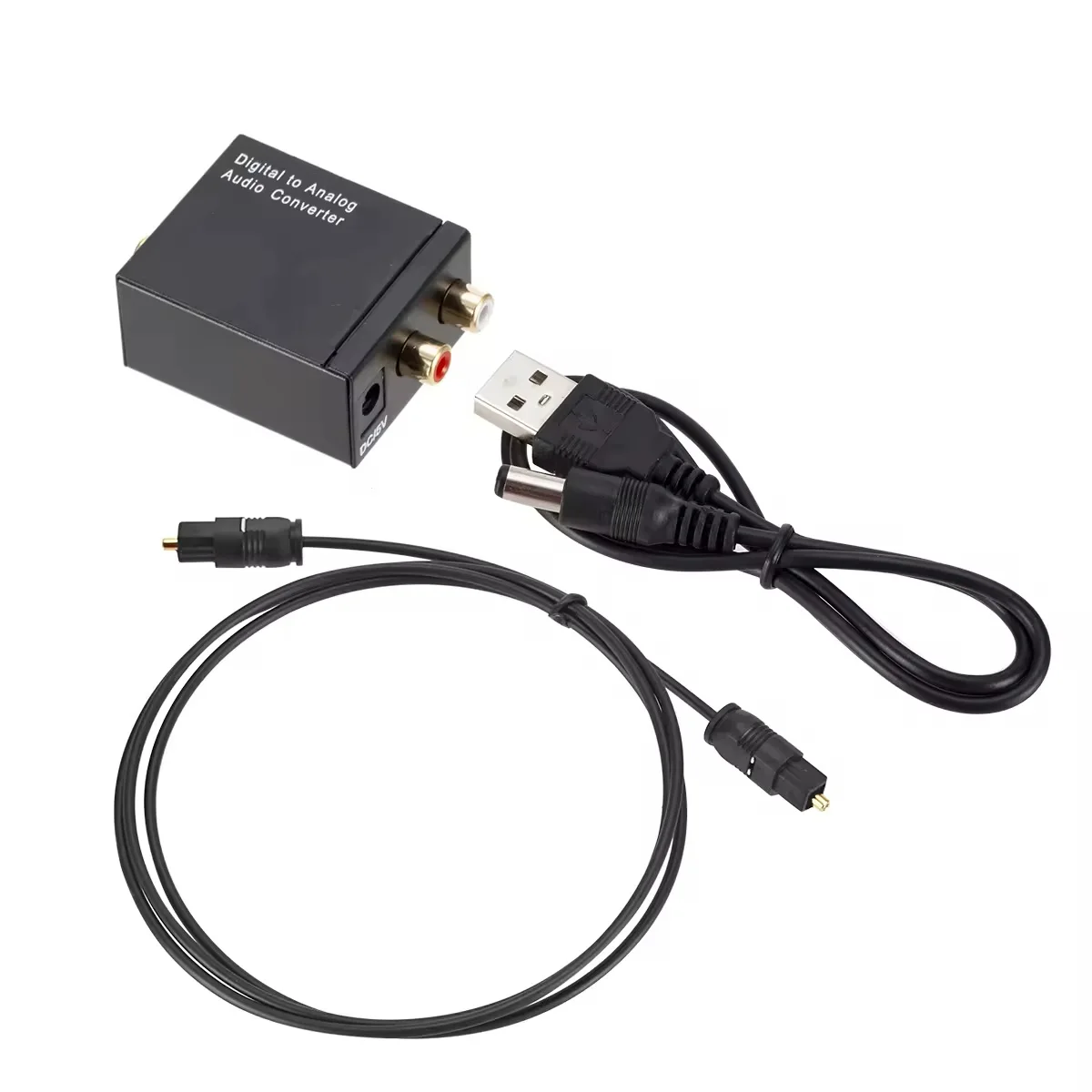 Analog to Digital Converter RCA Analog to Optical Coax Digital Audio Converter