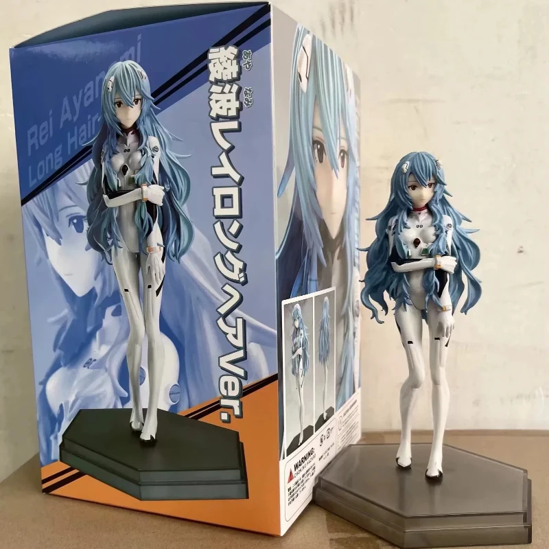 

New 18cm Anime Toys Doll Neon Genesis Evangelion Eva Ayanami Rei Kawaii Figure Pvc Model Collect Ornaments Teen Gifts