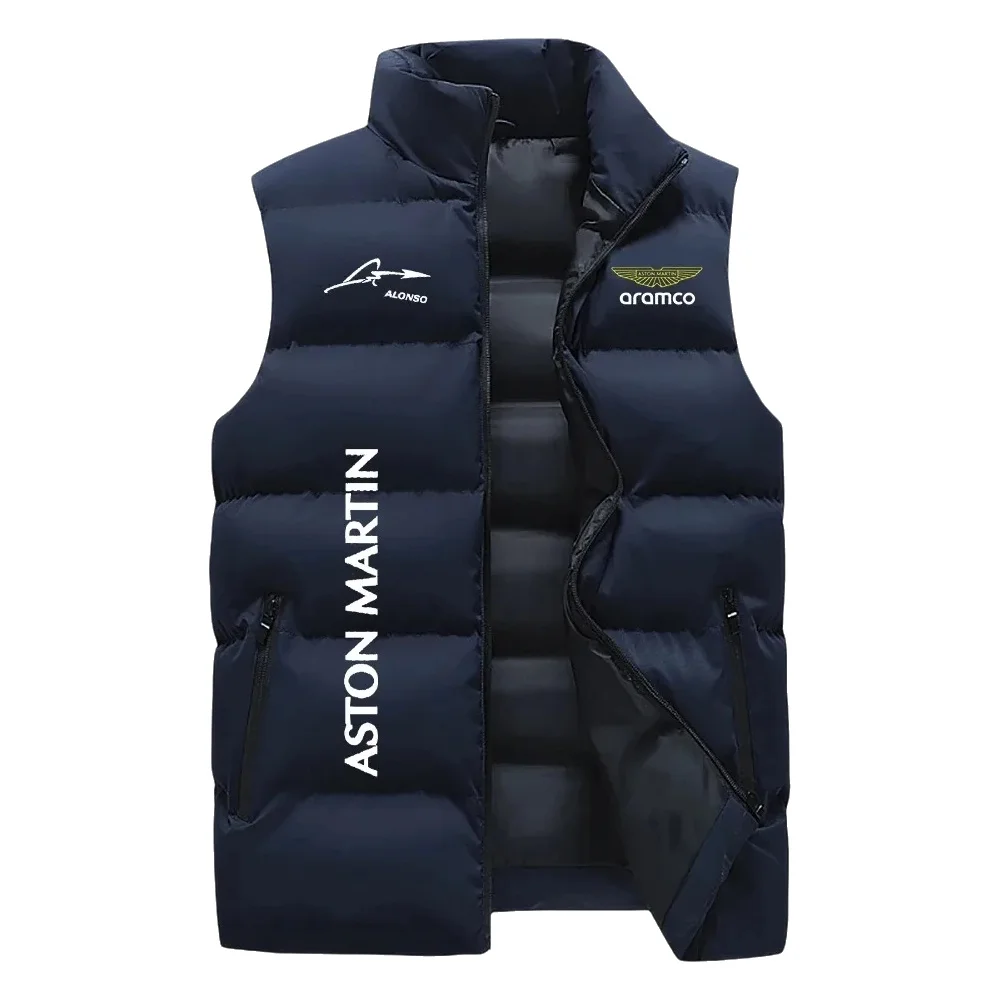 Veste de pilote de course Aston Martin imprimée pour hommes. Ce manteau chaud ample et confortable est actuellement populaire dans le domaine de outdo.