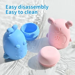 Baby Bath Toys Animal Cute Cartoon Toddler Water Toys Swim Bathroom Baby Silicone Bathtub Animal Water Play Toy Infant Kids Boys
