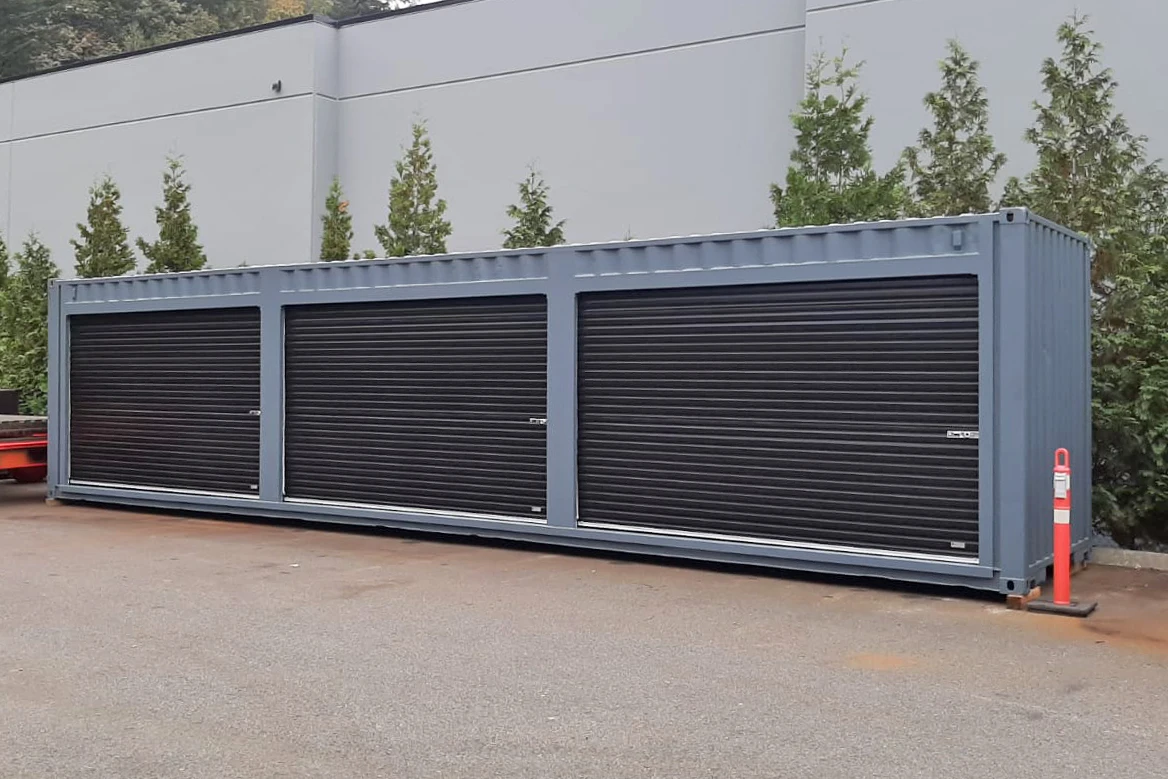 20ft 40ft 40HC ISO Type Dry Cargo Roll up Side Door Dry Container