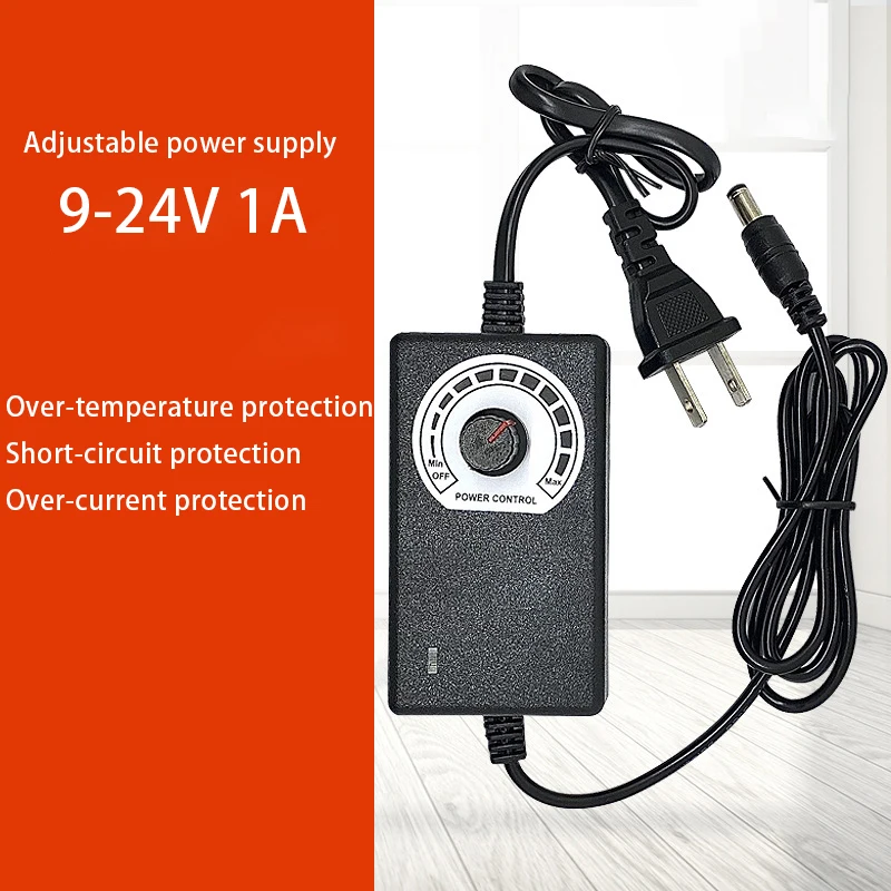 Adjustable Universal AC 220V To dc 9v 24V Power Supply Adapter Adapters Charger 9V-24V 10V 12V 16v 15V 18V 1A 1000ma driver t