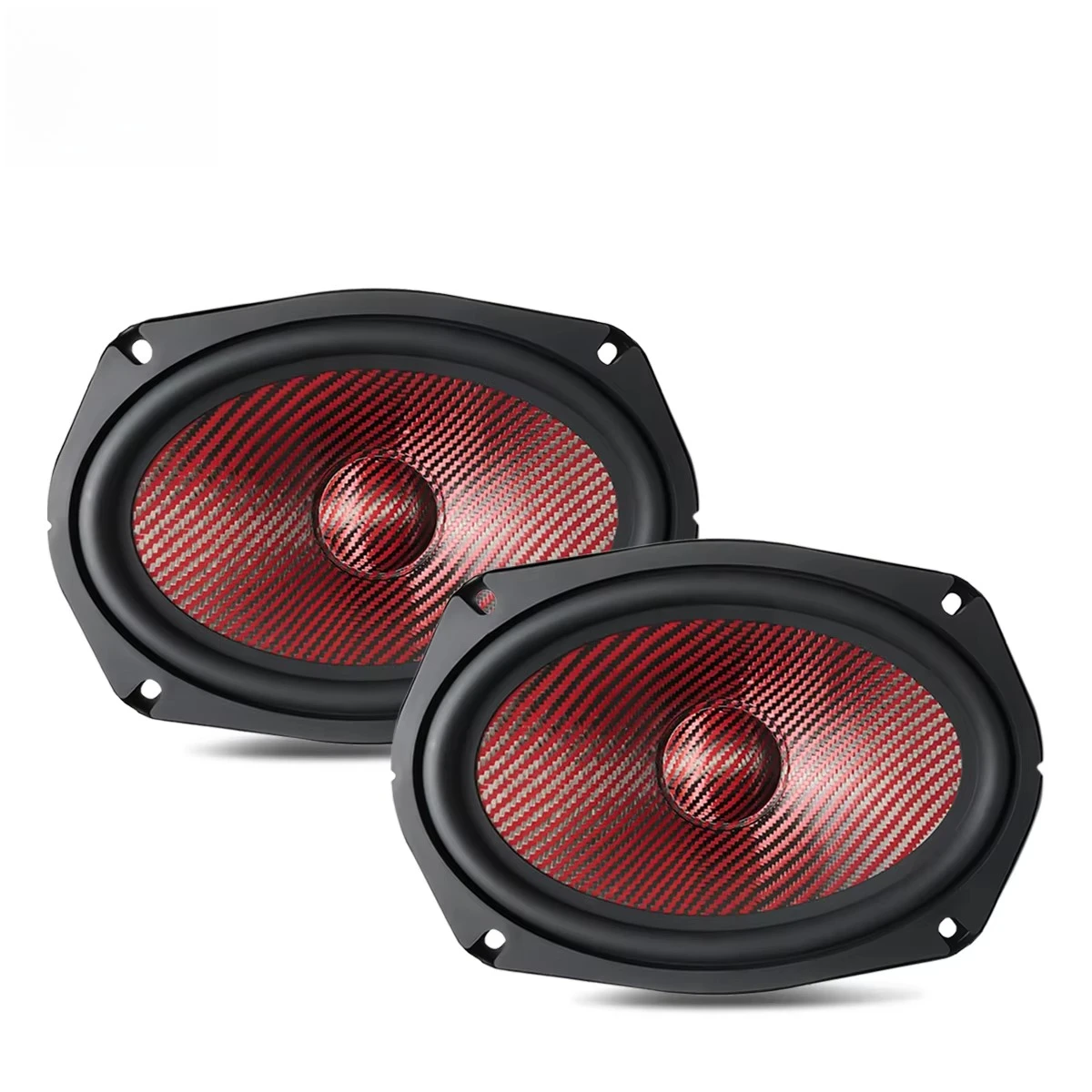 High End 2 Way Car Coaxial Speakers 6x9 Component Speakers Sets Carbon Fiber Cone Car Audio Speaker