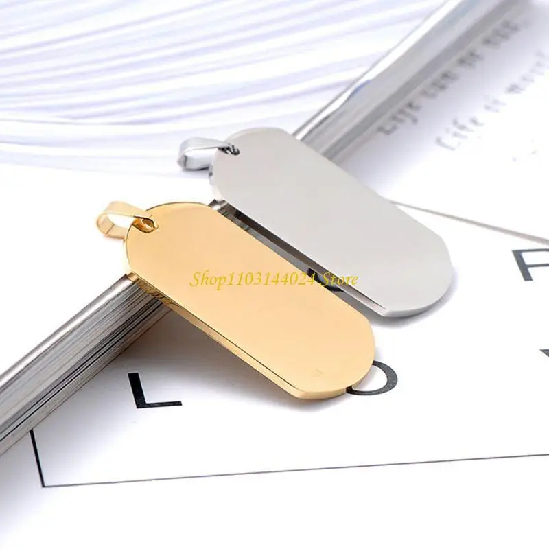 N5KE 맞춤형 인식표 펜던트 목걸이 조각 이름 날짜 텍스트 색상 그림