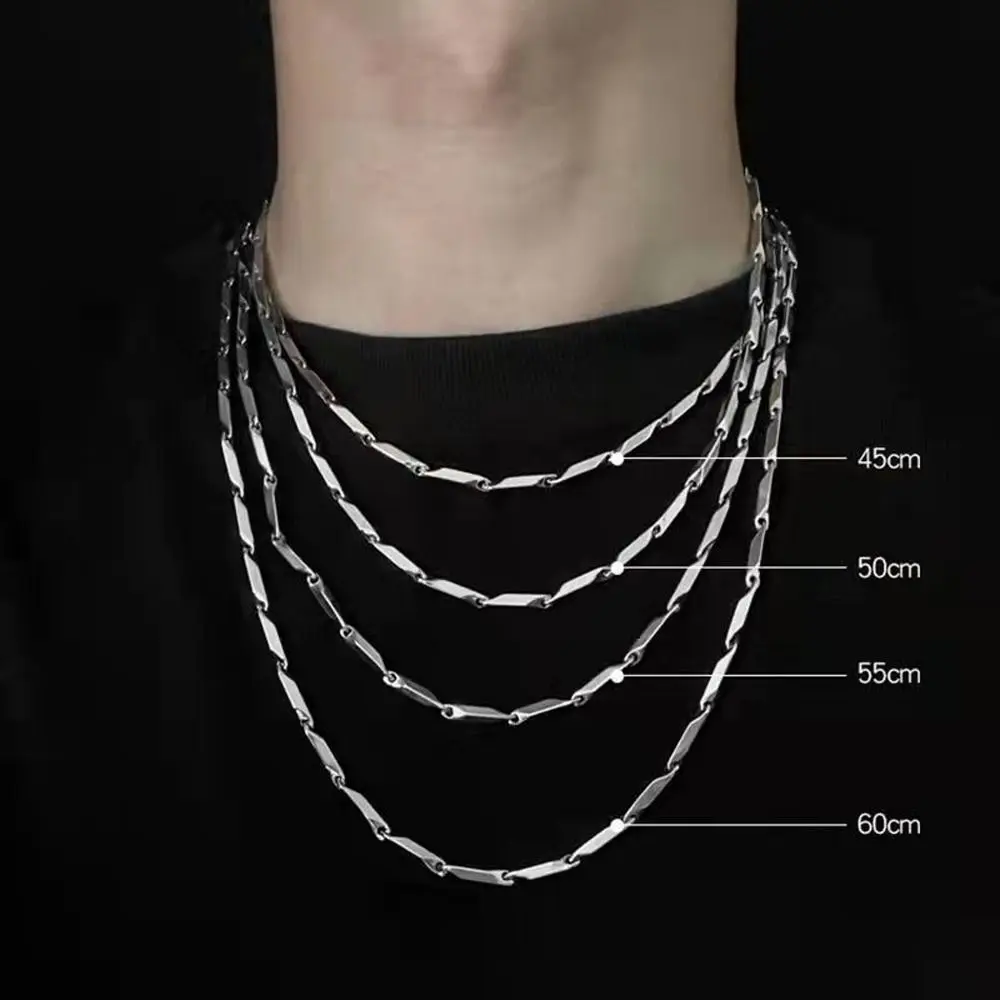 Herringbone Chain Women Jewelry Stainless Steel Unisex Choker Hip Hop Style Necklace Apparel Accessories Fashion Male Necklace