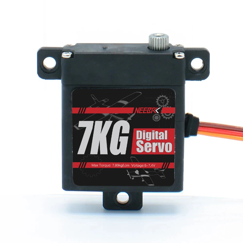 NEEBRC PDI-HV2107MG 7kg Digital Servo Metal Gear Steering Torque Core Motor for RC Airplane Fixed-wing Model Toy Accessories