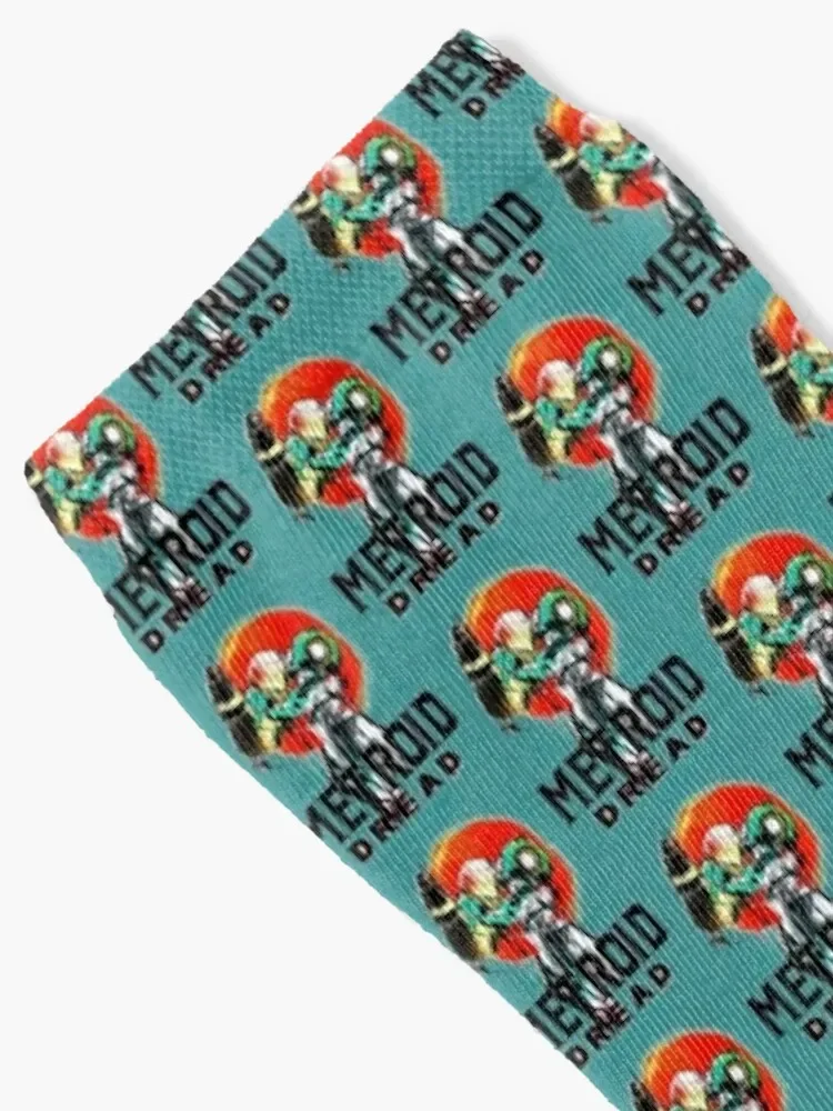 Metroid Dread Samus artwork Socks cotton christmas gifts luxe Socks Men Women's