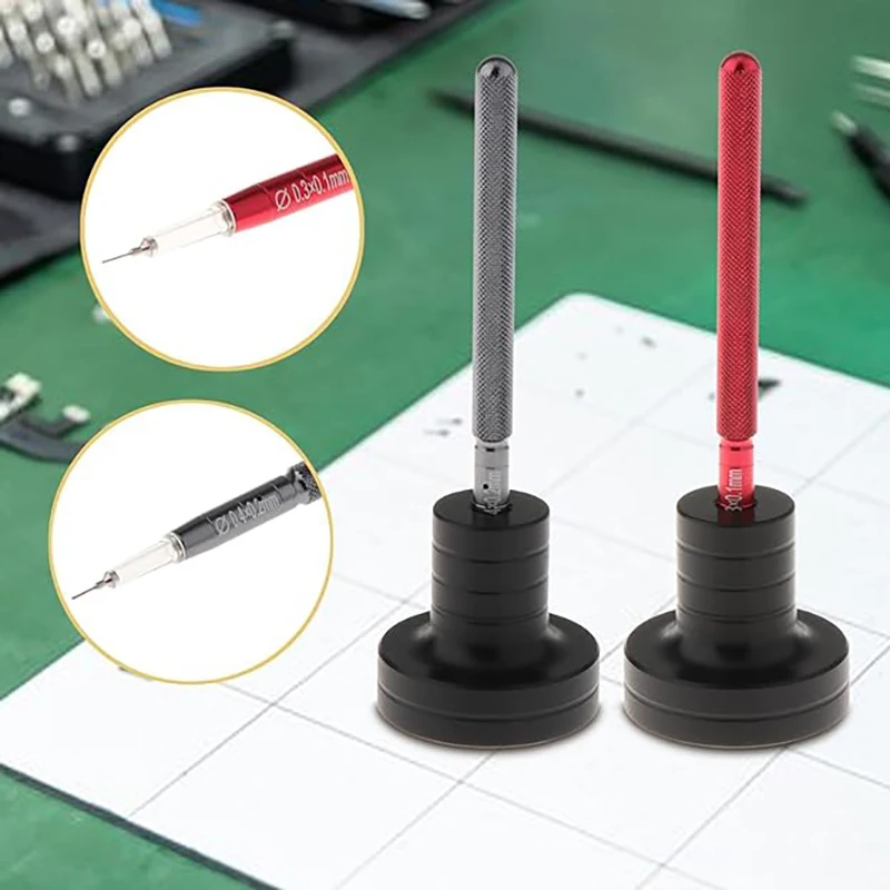 

Automatic Watch Oiler Pen Watch Repairing Workers for Watchmaker Oil Pin Pen Red 0.3x0.1mm/0.4x0.2mm Watch Repair Tool