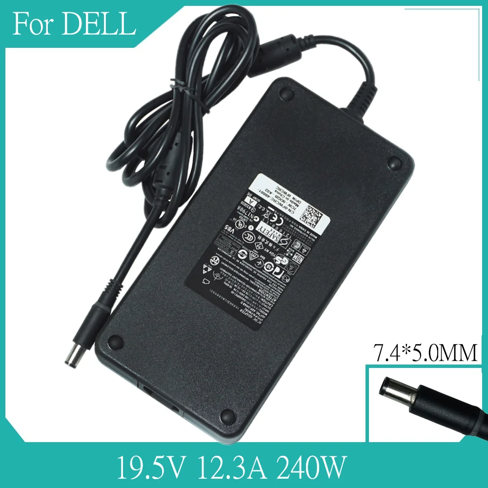 

19.5V 12.3A ADP-240AB D FWCRC GA240PE1-00 Ac Adapter for Dell Alienware M17X J211H PA-9E 240W Precision M6500 M6600