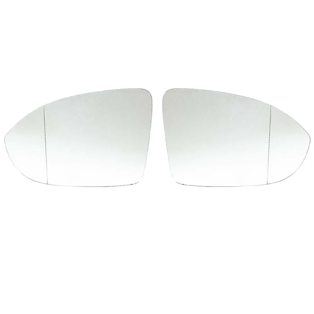 سيارة زاوية واسعة ساخنة مرآة الرؤية الخلفية عدسة ل Volkswagen Golf 8 MK8 VIll GTI R 2021 2022 2023 اكسسوارات السيارات معكوسة الزجاج