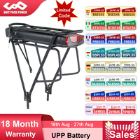 Original 21700 Rear Rack eBike Battery 36V 19.2Ah 13Ah 48V 52V 14.4Ah 15Ah 17.5Ah 18650 Electirc Bicycle Bateria for 250W-1000W
