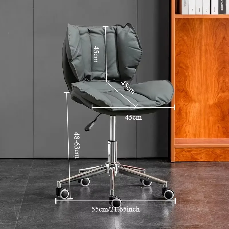 

Computer chair small apartment sedentary comfortable swivel chair bedroom makeup chairs office lift chairs Living Room Furniture