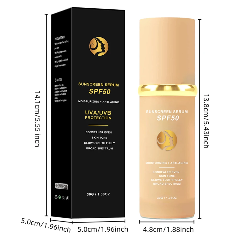 Base líquida de maquiagem com spf50, hidratante, creme de maquiagem iluminador, controle de leo, corretivo, produtos cosméticos de maquiagem