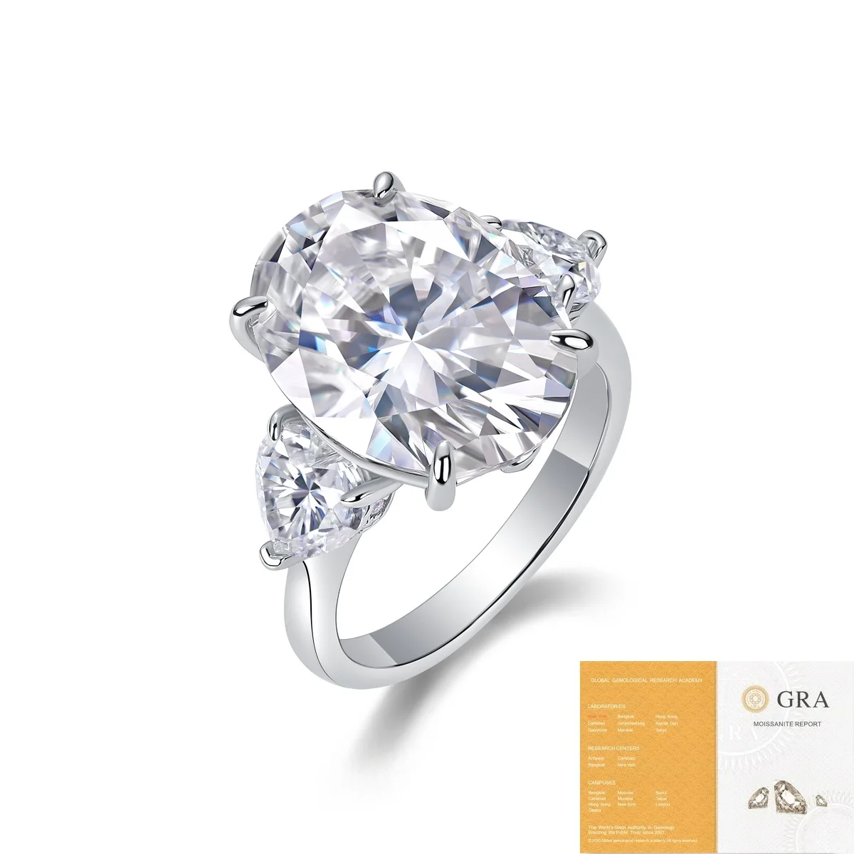 

Роскошные овальные обручальные кольца с муассанитом цвета D 10 карат для женщин, ювелирные изделия из стерлингового серебра 925 пробы, женское кольцо с бриллиантом из муассанита, подарок