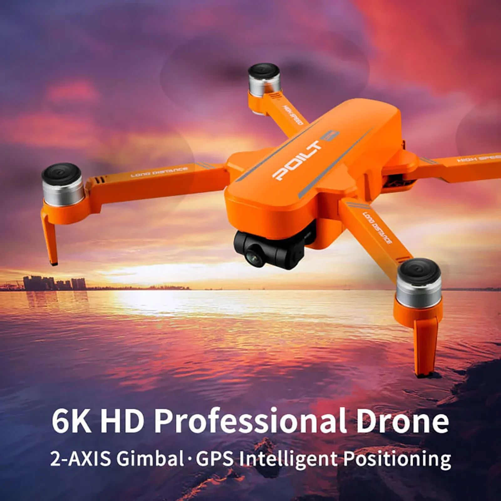 Aether JJRC X17 RC Drone, 6K Ultra HD Camera, 2-Axis Stabilized Gimbal, Optical Flow Hover Terrain Flight Quadcopter