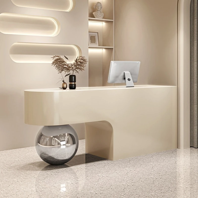 

Checkout page Reception Counter Bar Commercial beauty salon Front desk clothing store mostrador para tienda commercial furniture