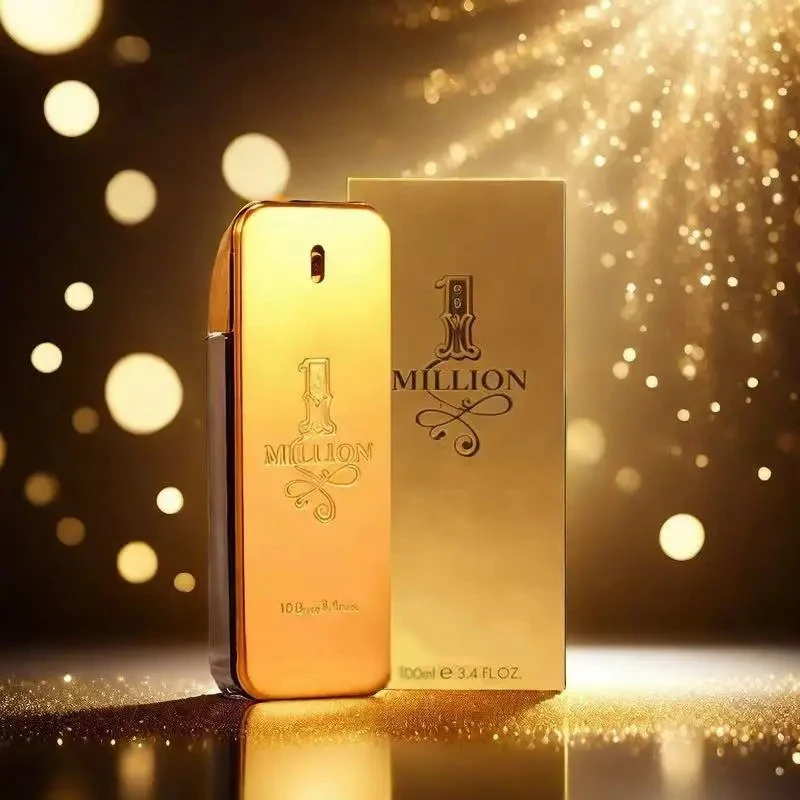 عطر جولد 1 مليون برفوم للرجال 3.4 أونصة، مناسب لجميع المناسبات، عطر يدوم طويلاً، هدية مثالية لجميع القديسين