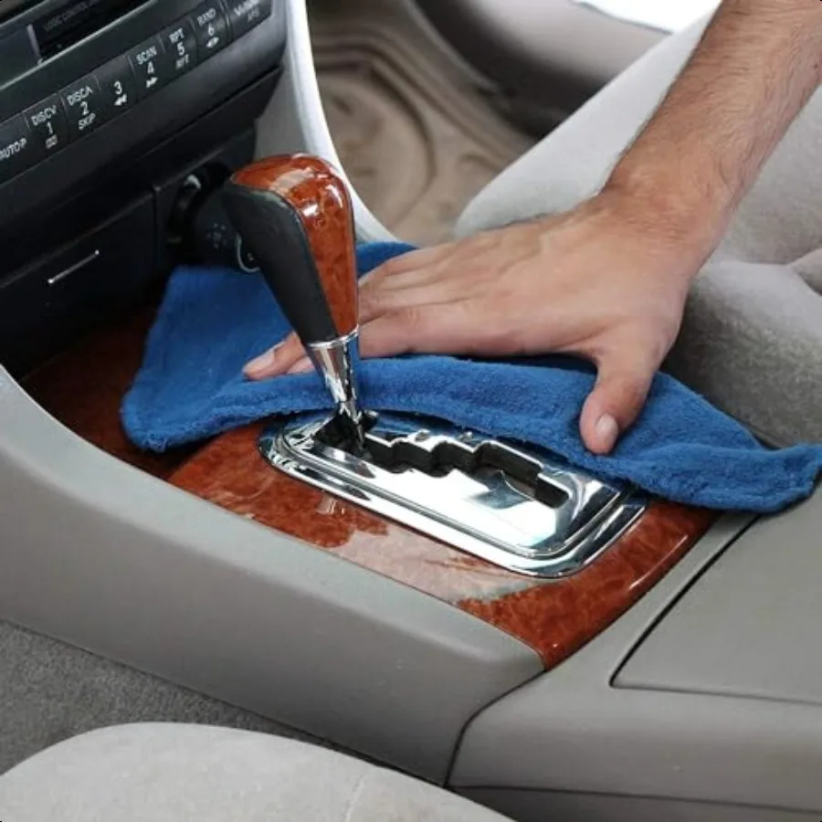 Premium Cotton Shop Towels 14x12 125 Pack Reusable Cleaning Shop Rags for Automobiles Industries Garage and Homes (Blue)