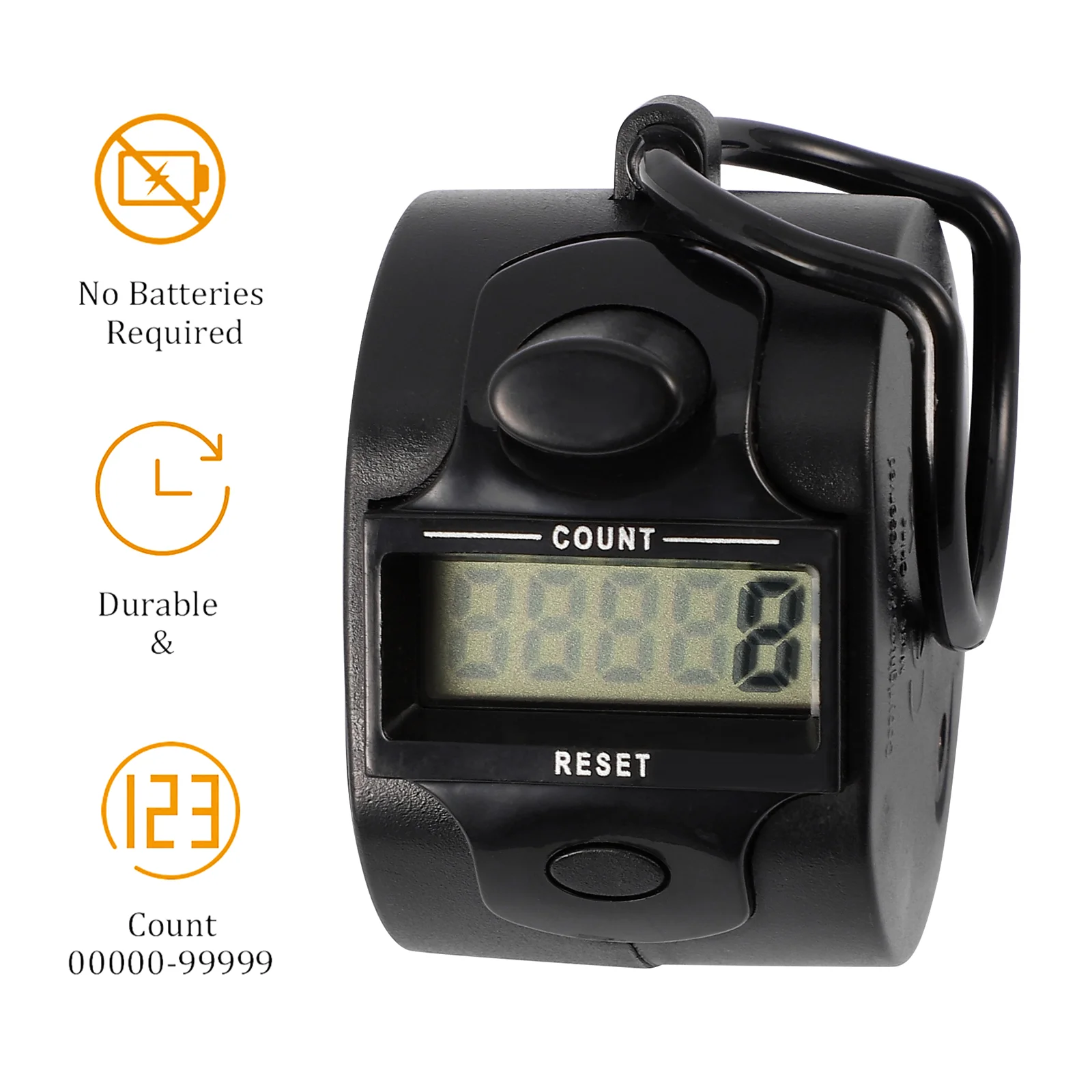 Handheld Manual Counter Fitness 5 Tally Plastic Sports Pedometer Electronic Counters