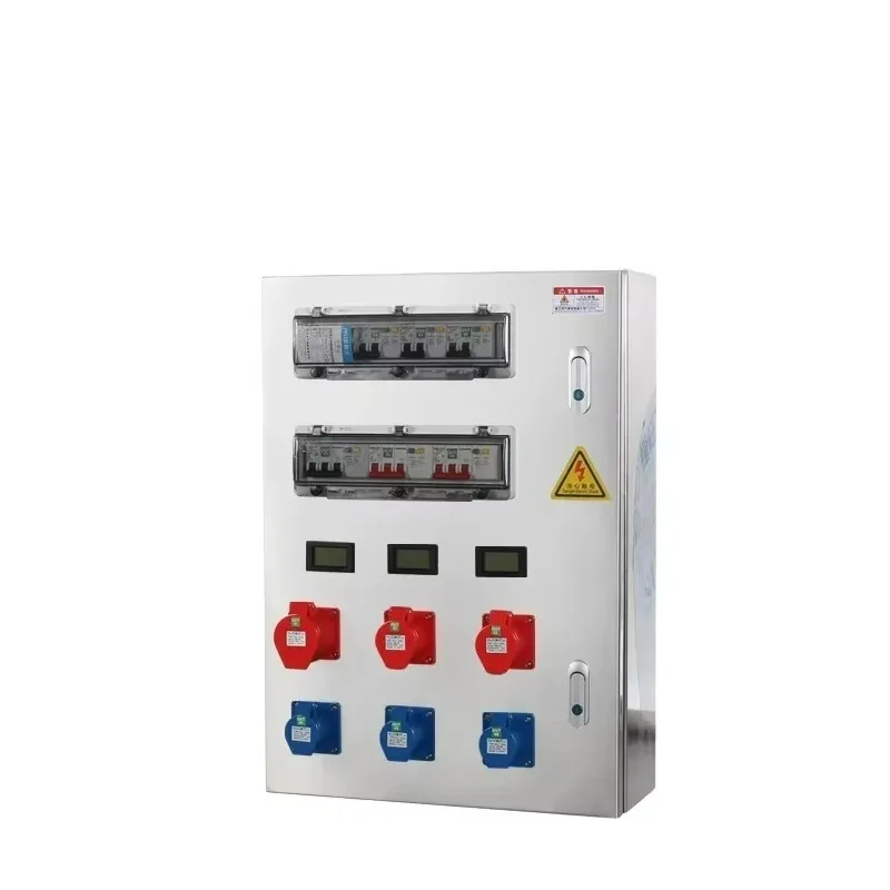 Industrial Socket Box Outdoor Anti Aging Stainless Steel Convenient Complete Distribution Equipment Power Engineering Box