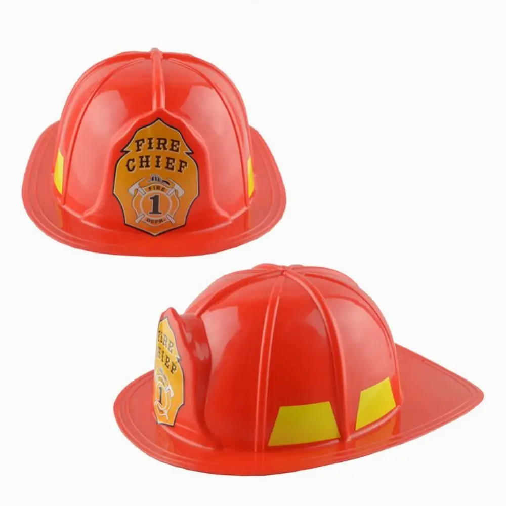 Chapéu de Bombeiro de Simulação, Ajustável, de Plástico, para Maquiagem e Segurança, Interativo
