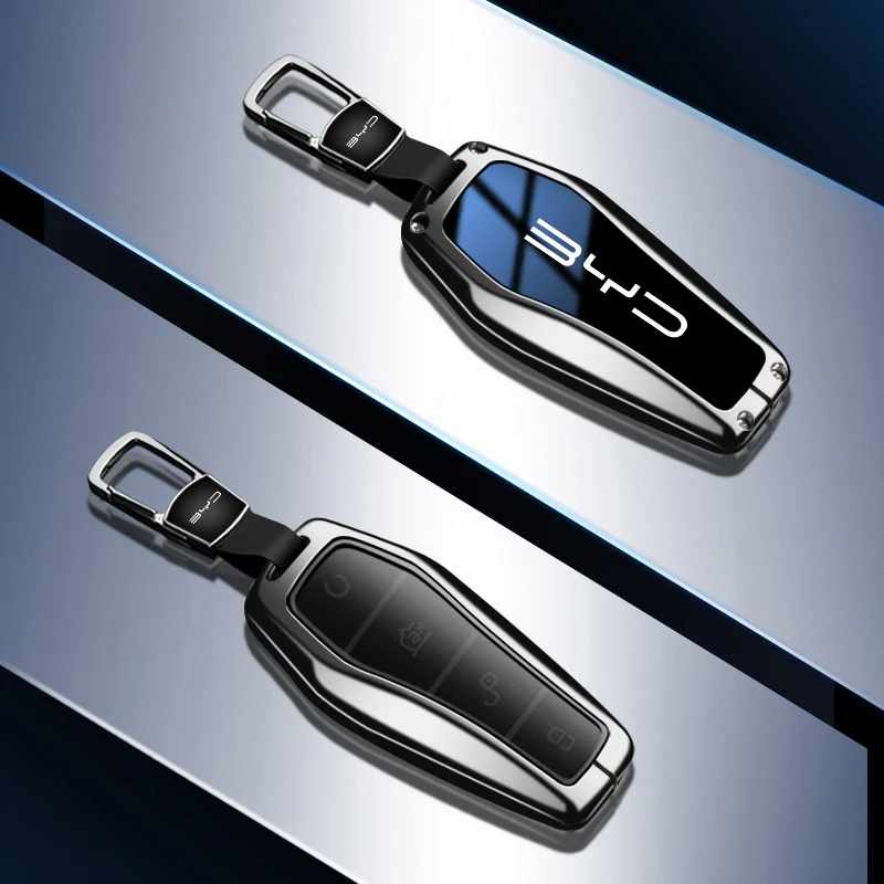 

Car Key Case Cover Shell Keyring Pendant Keychain For BYD Atto 3 Han EV Dolphin Durable Second Song Pro Tang Dmi QIn PLUS Yuan