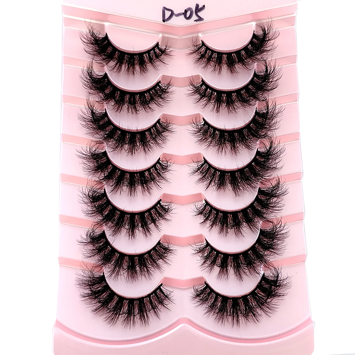 New 7 Pairs Eyelashes Makeup Soft Fluffy 3D Mink False Eyelashes Thick HandMade Volume Mink Lashes Faux Cils Natural Fake Lashes