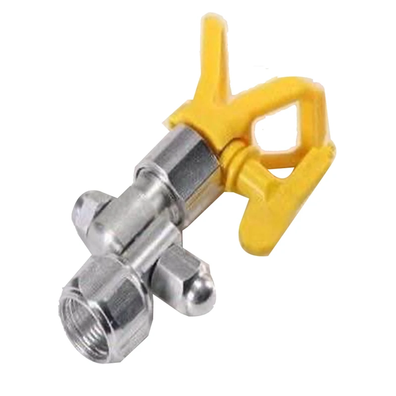 ABUL-Multi-Angle Rotation Swivel Joint Adapter Clean Shot Shut Off For Airless Paint Spray Swivel Joint 2Pc
