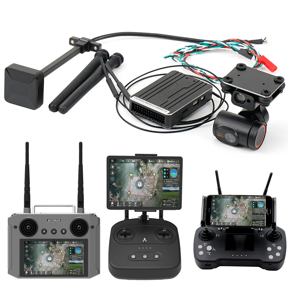 SKYDROID S1 Electric Control System Highly Integrated Multi-Expanding Laser Obstacle Avoidance Gimbal For Multicopter Rc Drone