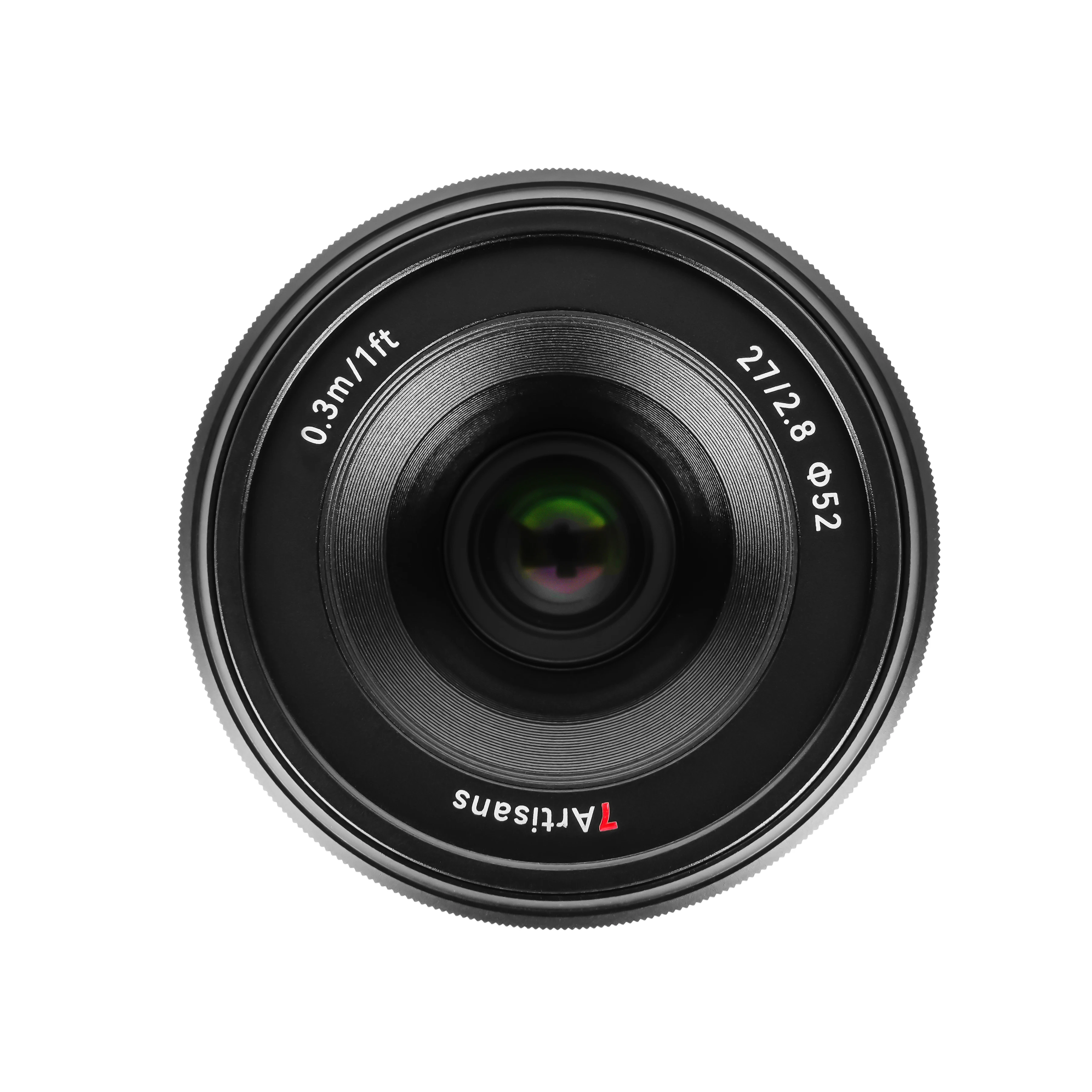 7 Artisans AF27mmF2.8 Full Frame Camera Lens 52mm Filter Thread Compatible with For for For Fujitsu AF/MF Focus 6 Blades