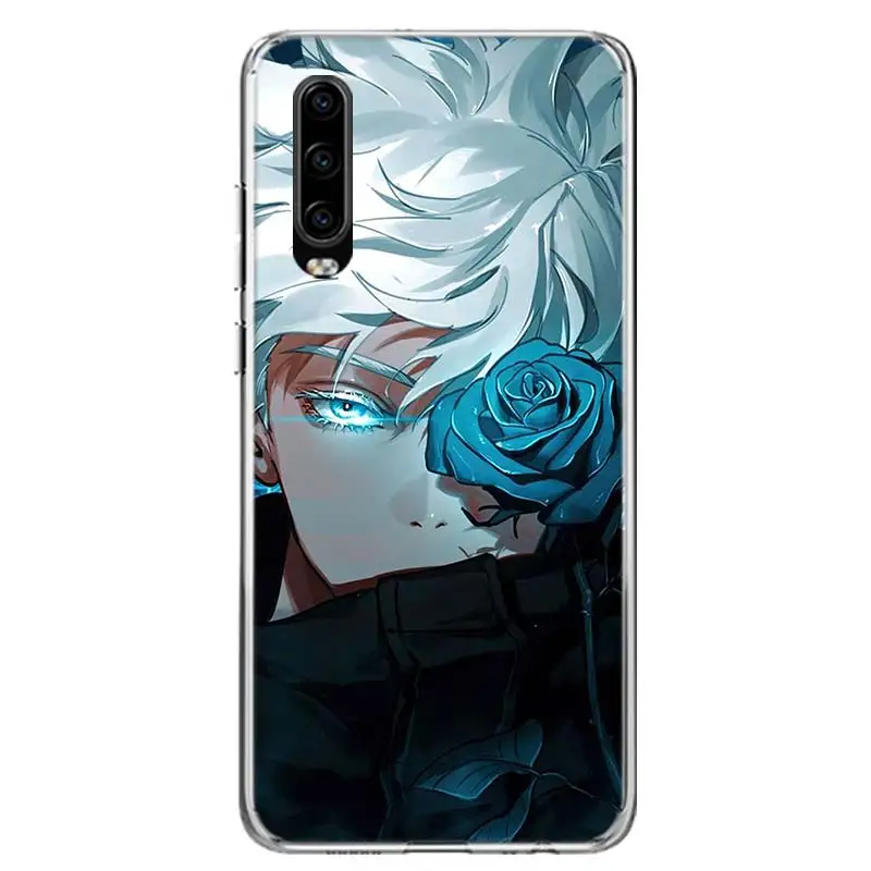 Kaisens Jujutsus Gojo Satoru Case Phone Cover for Huawei P30 Lite P40 P20 P10 Mate 10 20 Pro P Smart Z 2019 Y5 Y6 Y7 Y9S Trend F